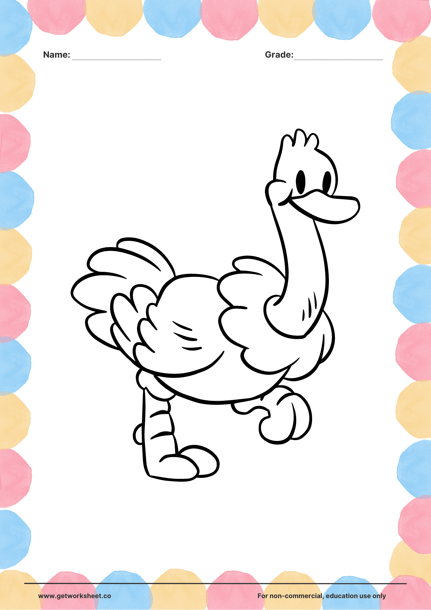 Animal coloring pages 9
