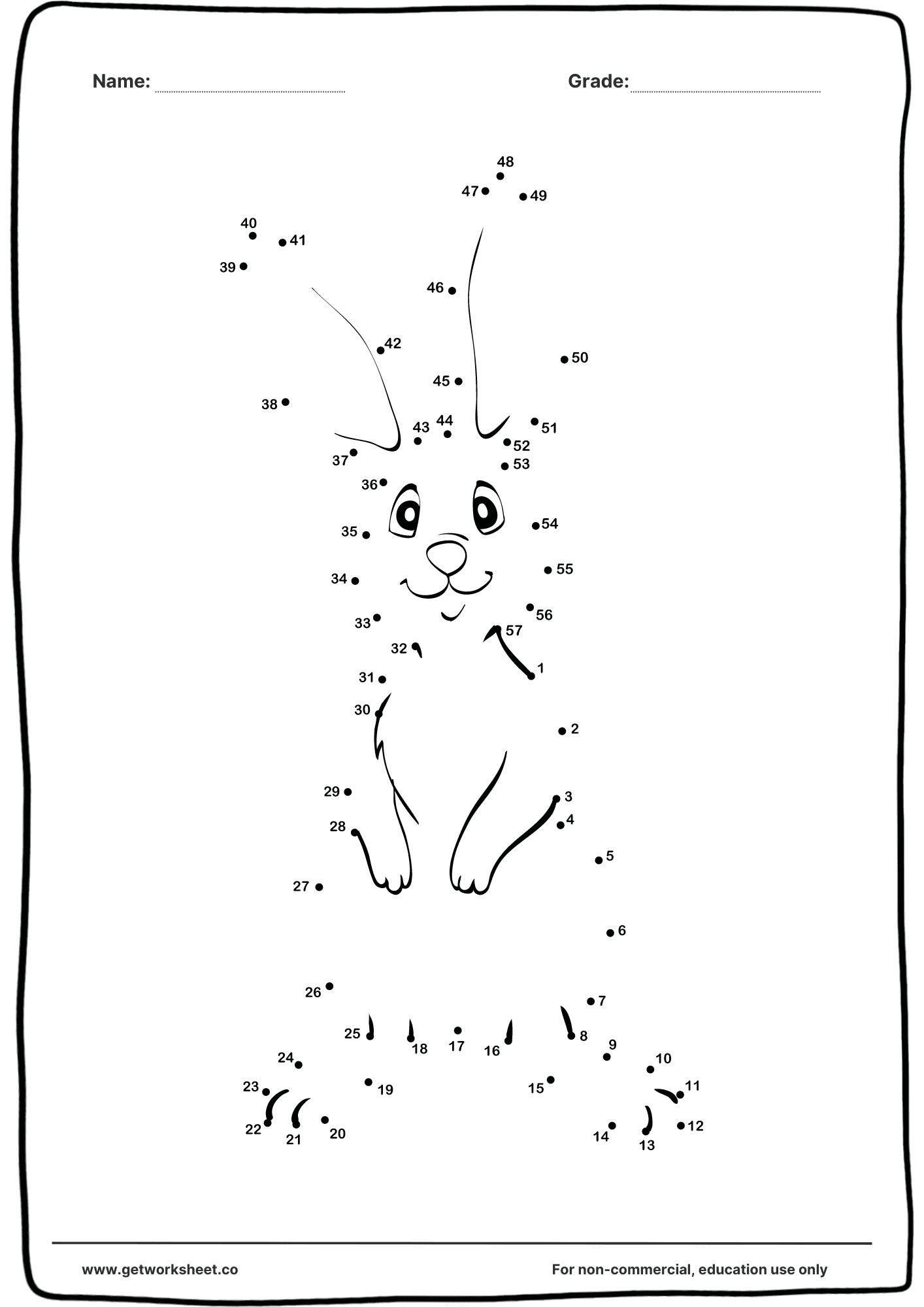 Connect the dots printable 4