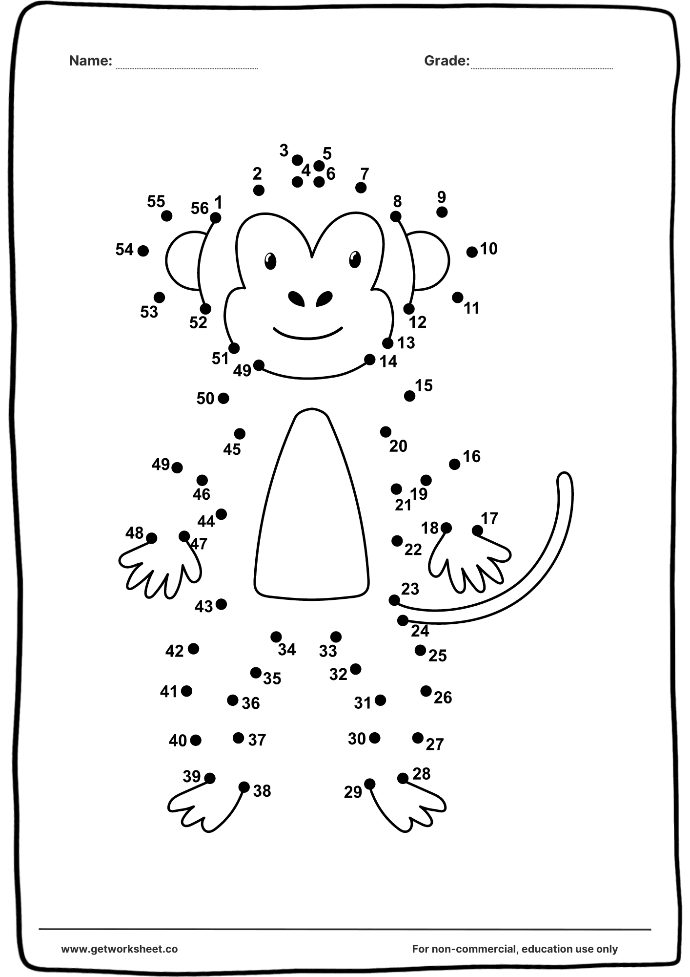 Connect the dots printable 9