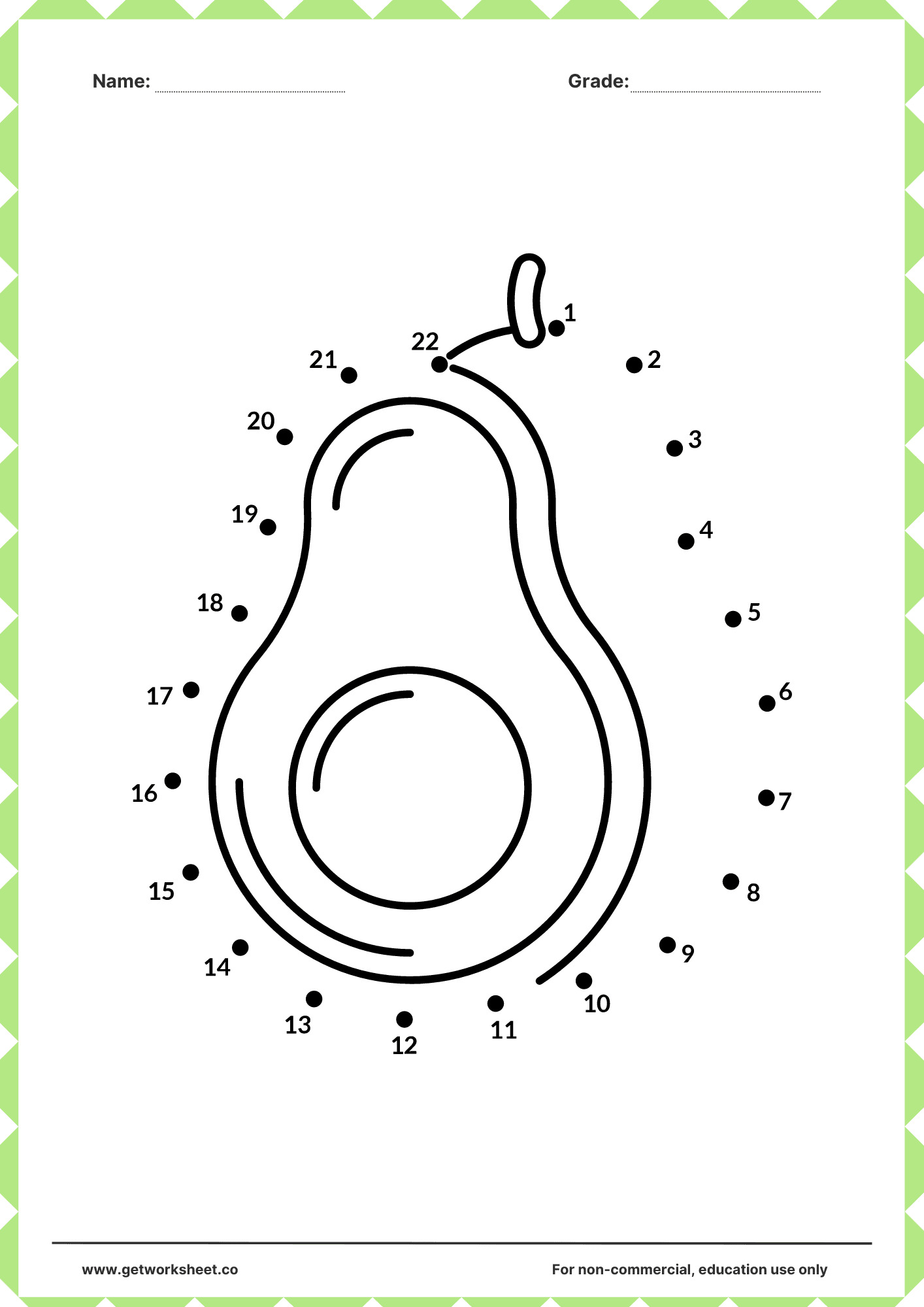 Connect the dots printable 13