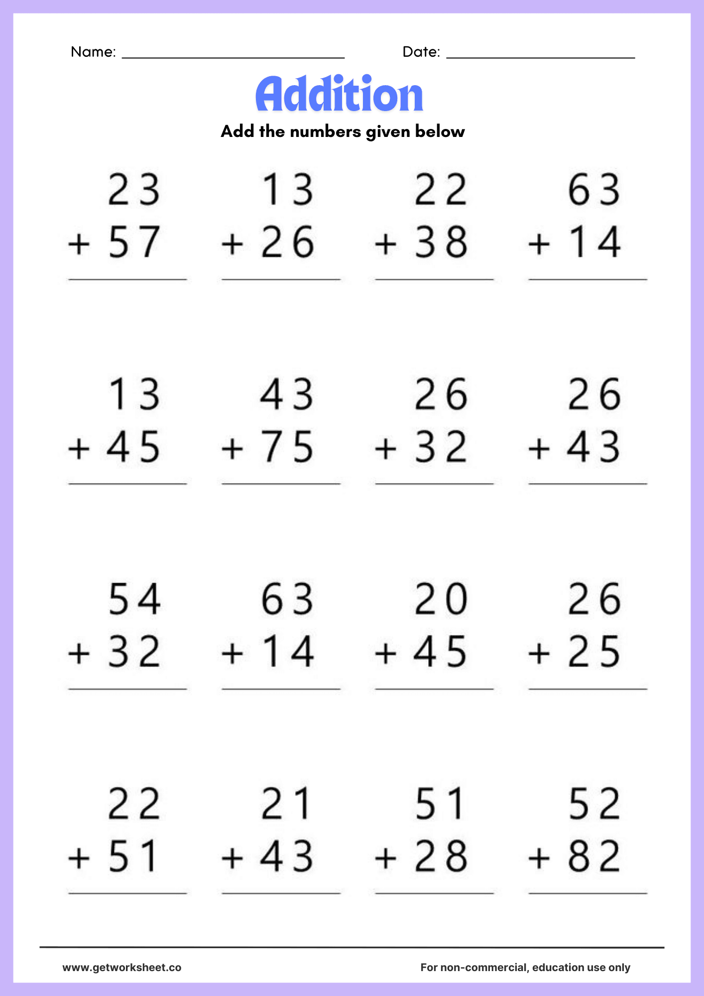 Doubles addition worksheet 3