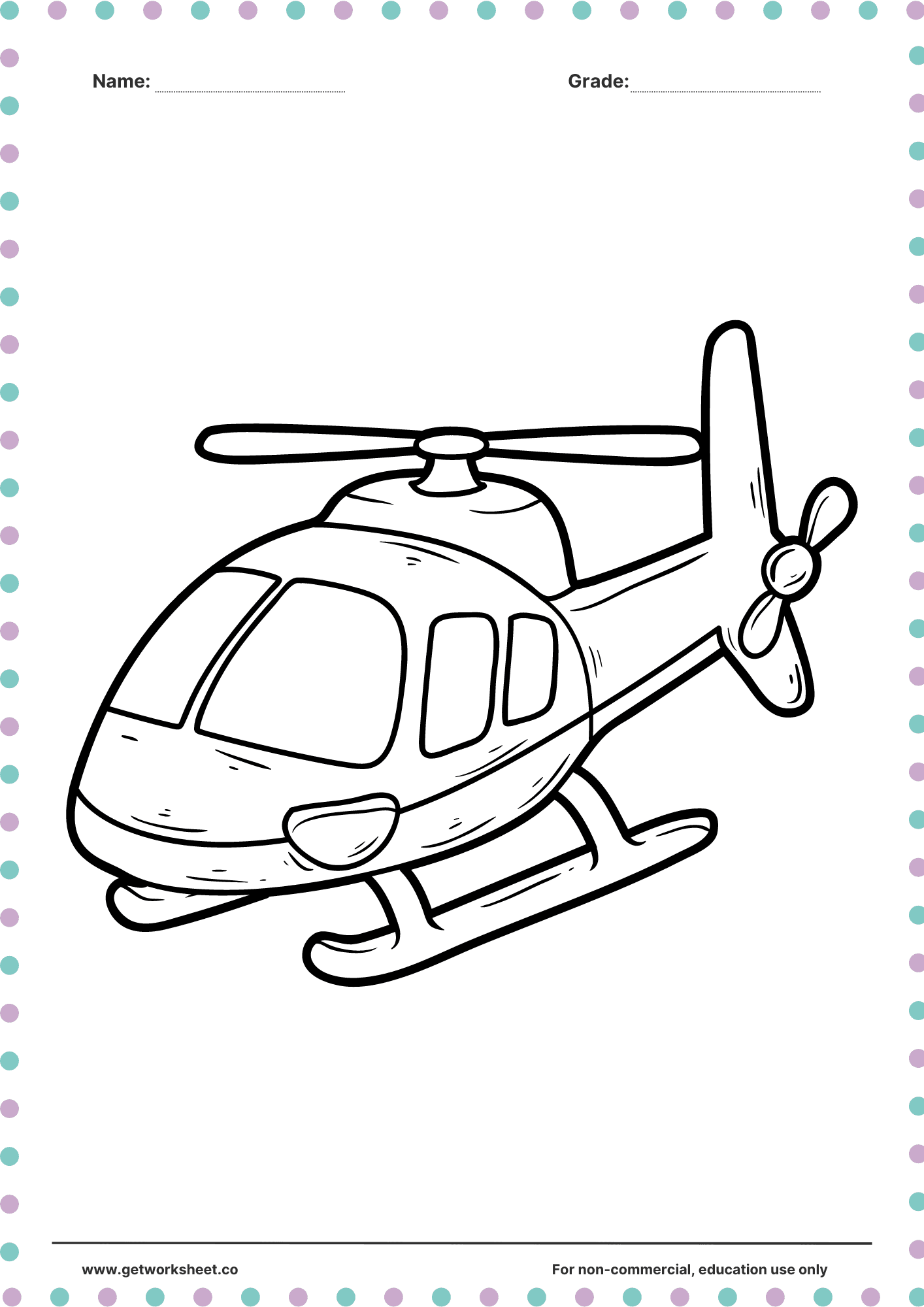 Vehicle coloring page 7