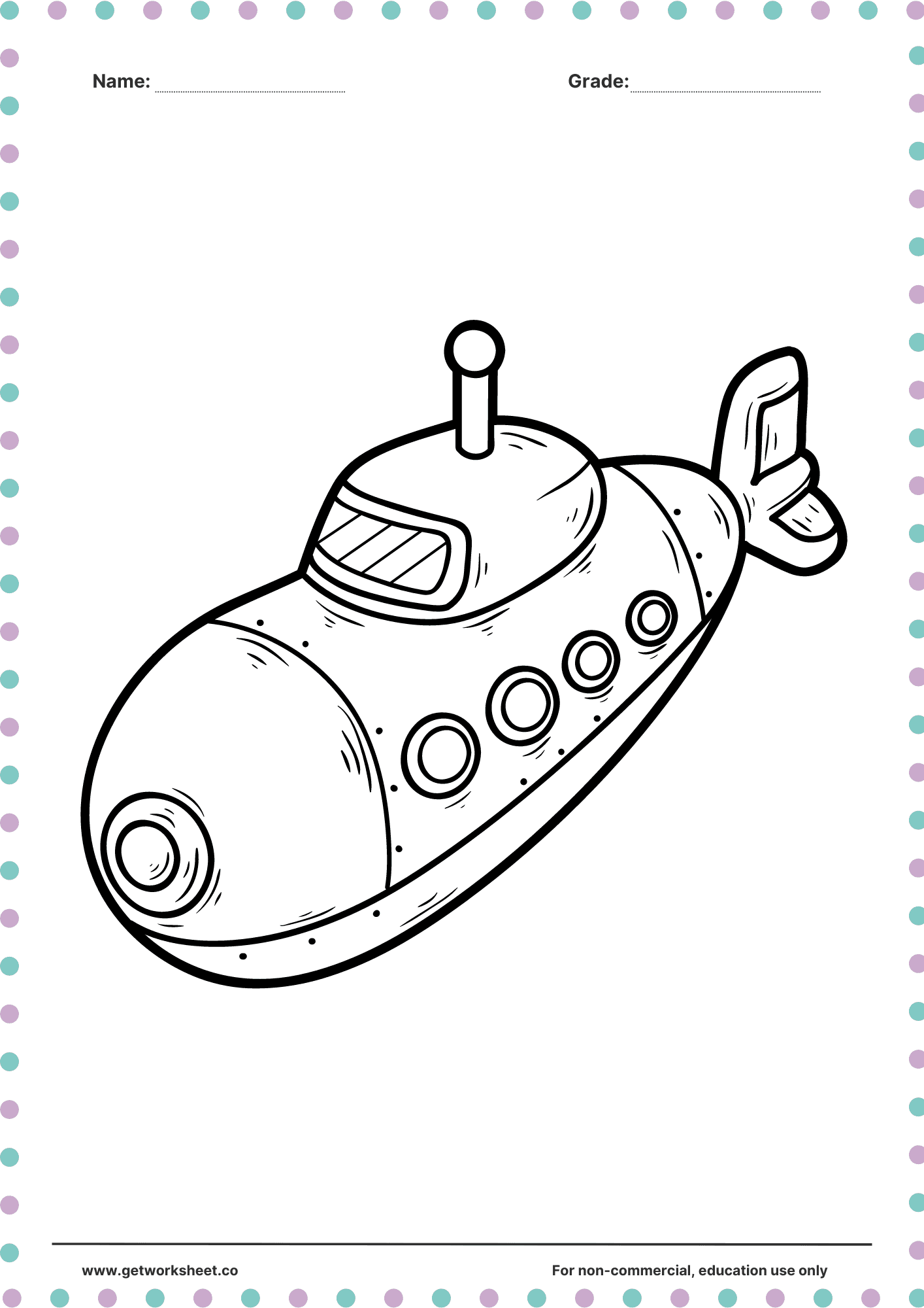 Vehicle coloring page 8